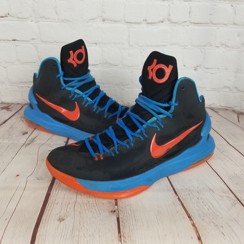 Nike KD 5 Thunder Away Blue Orange